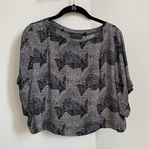 ASTR Boxy Cropped Blouse, Size XS/S